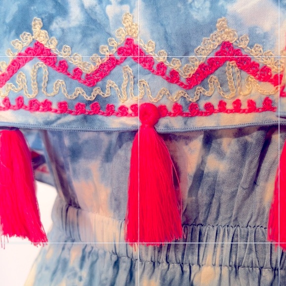 New SKEMO Jelly Aqua Ruffle Dress - Picture 8 of 10